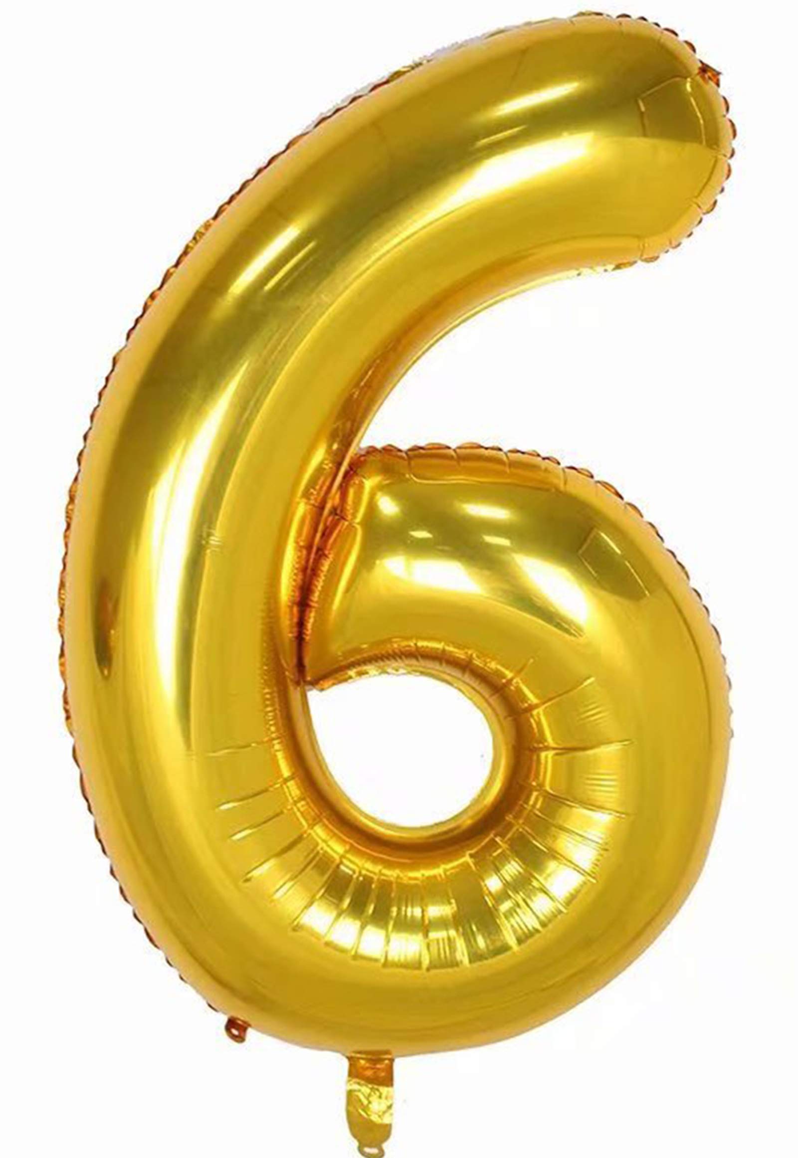 Photo 1 of Tellpet Gold Number 6 Balloon, 40 Inch