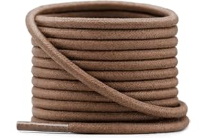 YFINE Round Waxed Dress Shoes Shoelaces Boots Shoe Laces (2 Pair)