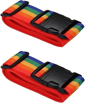 Paquete de 2] Correas para Equipaje, Cinturones de la Maleta ...