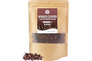 52USA Cloves Whole 3.5 oz (Pack of 1), Great for Food, Tea, Baking and Meats, All Natural | Non GMO | Kosher | Vegan | Gluten