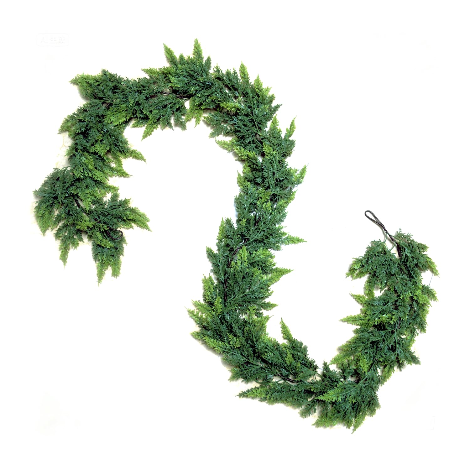 Photo 1 of Figfey 9ft Christmas Cedar Garland Artificial Realistic, Real Touch Greenery Garlands for Decoration, 2025 New Pine Garland for Mantle Table Fireplace Stairs Outdoor Indoor Christmas Decorations