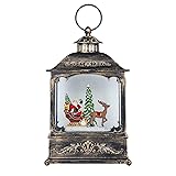 Wondise Christmas Muscal Snow Globe with Timer, USB