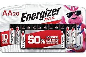 Energizer MAX AA Batteries, Designed to Prevent Damaging Leaks (20-Count)