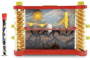 NATURE GIFT STORE Interactive Ant Habitat Shipped with Live Ants: See-Saws, Merry-go-Round, Ladders