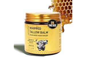 FLEXQW Beef Tallow Face Cream,7X Moisturizing Effect Tallow Moisturizer, Tallow and Honey Balm Face for Skin with Organic Bee