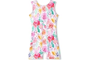 MYQFF Gymnastics Leotards for Girls Toddler Kids Dance Outfits Sparkle Tumbling Biketards Unitard Unicorn Mermaid