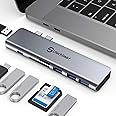 USB C Hub Adapter MacBook - UtechSmart 7 in 2 MacBook Pro/Air Accessories Multiport Adapter with Thunderbolt 3 Port, 100W PD 4K@30Hz, 40Gbps 4K HDMI, 3*USB3.0 Data Port SD and MicroSD Card Reader