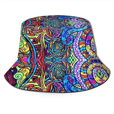 trippy bucket hats