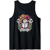 Dia de los muertos, sugar skull Tank Top