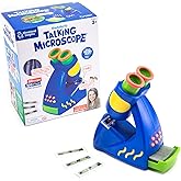 Educational Insights GeoSafari Jr. Talking Kids Microscope, Preschool STEM Toy, Featuring Bindi Irwin, Easter Basket Stuffer, Gift for Toddlers Ages 3+