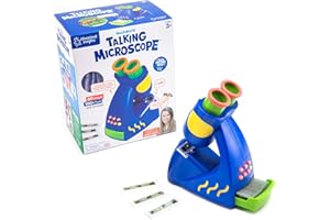 Educational Insights GeoSafari Jr. Talking Kids Microscope, Preschool STEM Toy, Featuring Bindi Irwin, Microscope for Kids, Gift for Toddlers Ages 3+