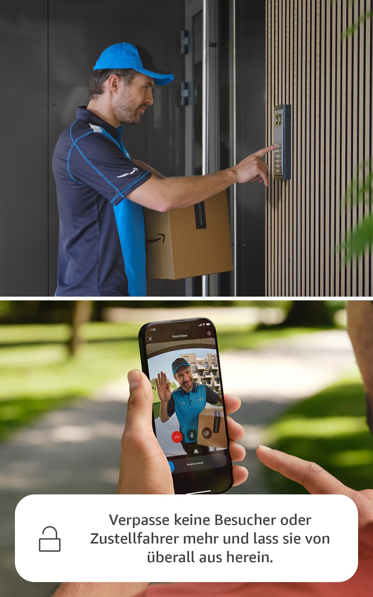 Ring Intercom Video (neueste Generation) | Mach deine Gegensprechanlage intelligenter | Video-Streaming, virtuelle Schlüssel und Fernzugriff | Zur Selbstinstallation 3