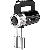 Russell Hobbs MX3100RDR Retro Style Hand Mixer, 4 Speeds + Turbo Boost, Black