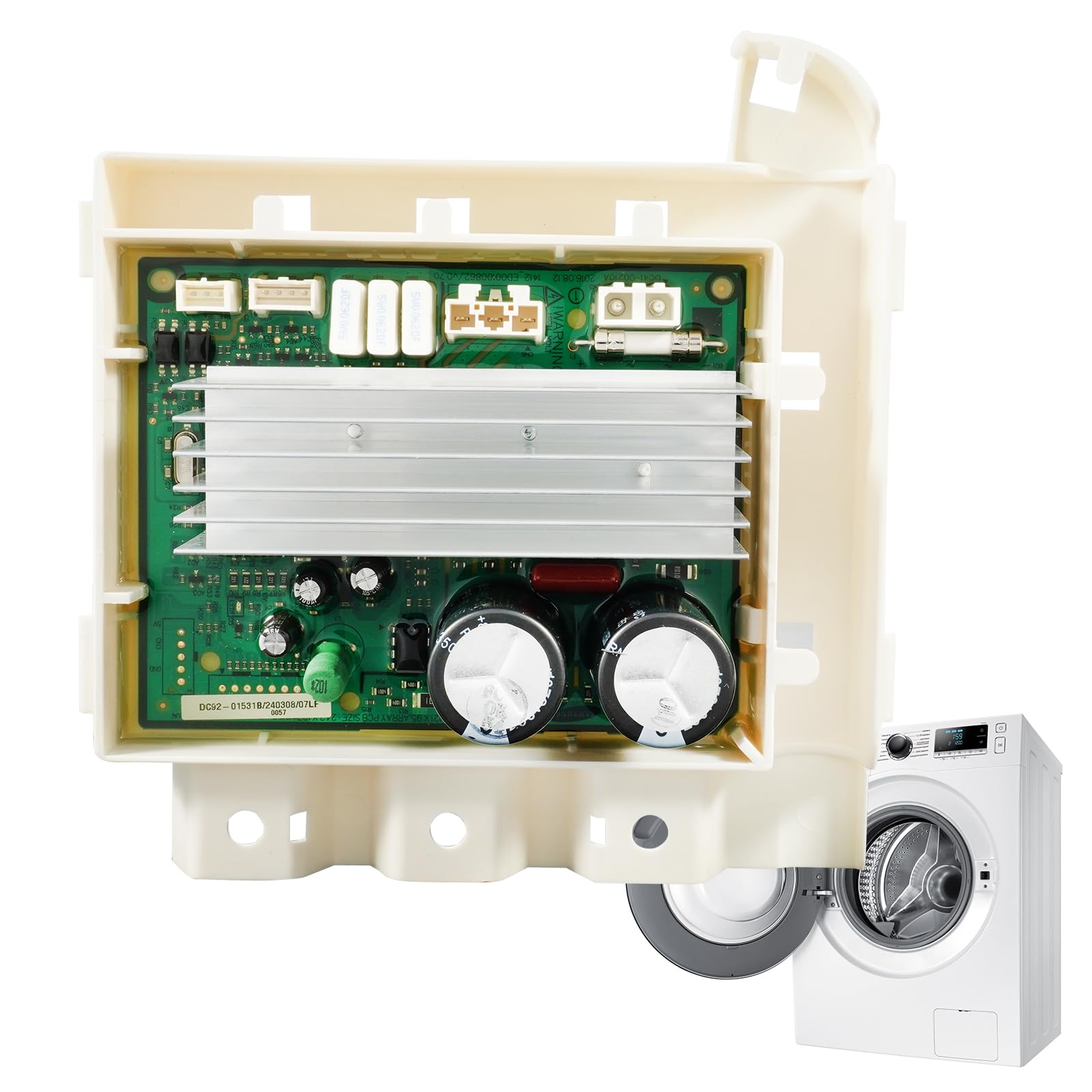 Photo 1 of LEAPTREND DC92-01531B Washer Inverter Control Circuit Board PCB Compatible with Samsung Washer WF42H5000AW WF42H5200AF, Fix Error Codes 3C 3C2 3E 3E2 AE6, Replace PS10063192 AP5955156
