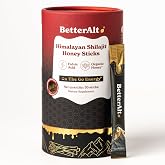 Better Alt Pure Himalayan Shilajit Cinnamon Honey Sticks with Organic Honey | Easy to Consume Shilajit| 30 Sticks for Energy Boost &amp; Immune Support, 85+ Trace Minerals, 75%+ Fulvic Acid