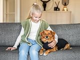 Suitical Recovery Suit Dog Large Black - Full-Body Medical Alternative view 2