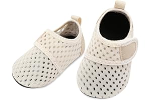 L-RUN Baby Water Shoes Barefoot Walking Shoes Infant Aqua Sock Swim Shoes for Beach Pool Sand Babies First Walker Shoes