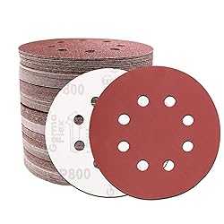 Akjwp 5-Inch 8-Hole Sanding Disc Hook and Loop
