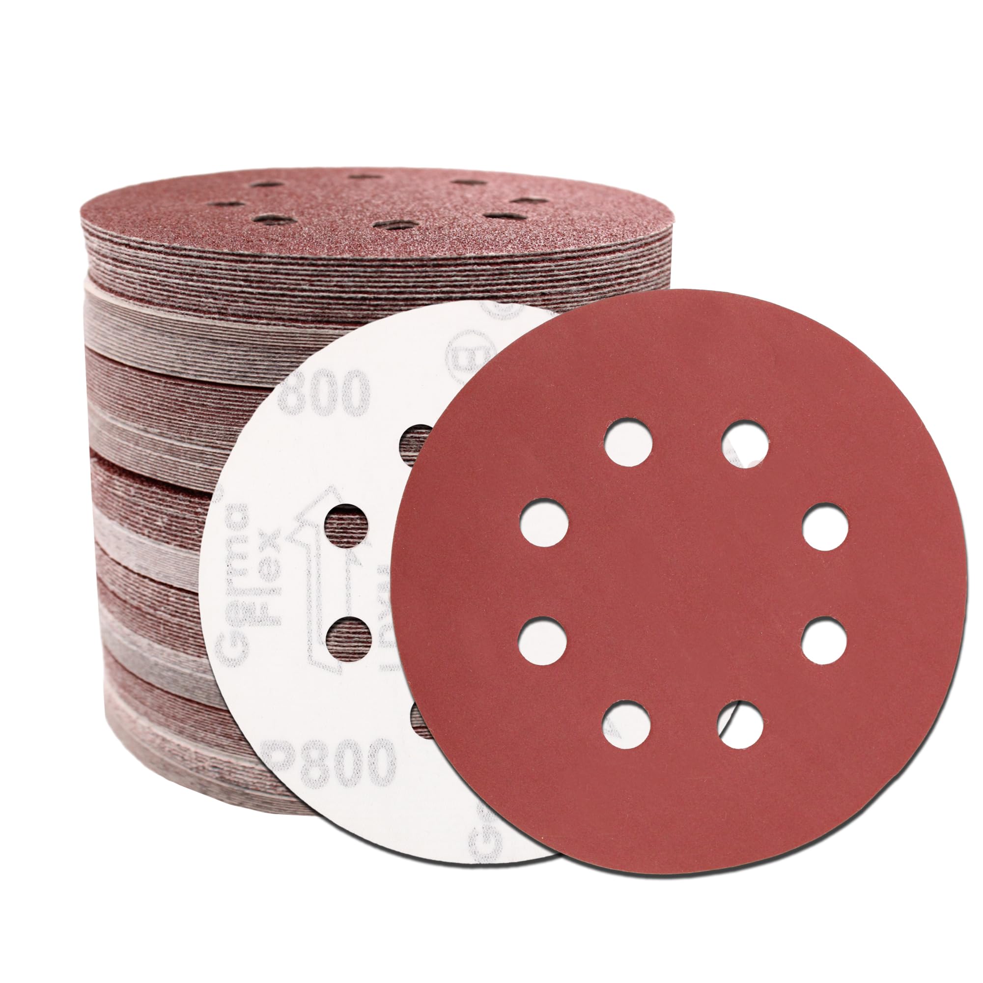 Akjwp 5-Inch 8-Hole Sanding Disc Hook and Loop