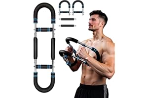 Twister Arm Trainer Gorilla Bar - Heavy-Duty Power Twister Bar,Chest Workout Equipment,Arm Trainer,Forearm Strengthener,Porta