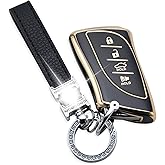 0BT59 Keychain for Lexus Key Fob Cover TPU Smart Key Case Protector Fit for 2018-2025 ES250 ES350 UX200 NX300h RX350 RX450h GX460 TX550 LX600 LS500 LC500h Accessories