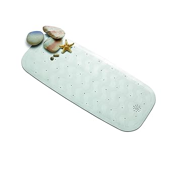 Rayen 2326.11 Badewannenmatte mit Saugnäpfen, 37 x 90 cm, wei?