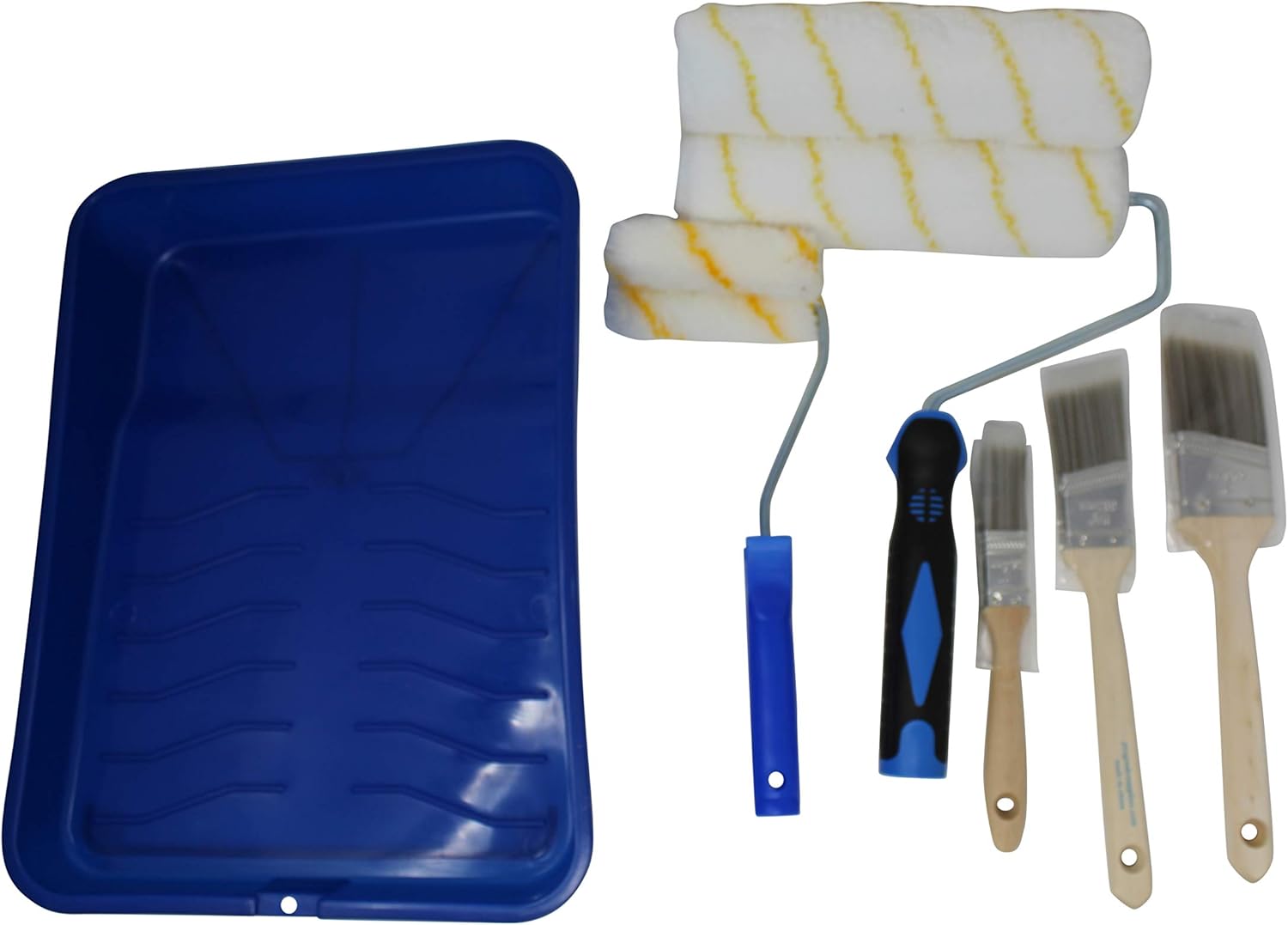 Pro Grade Paint Roller Cover Set, Wall Painting Roller Naps for Professional or Home Owners with All Paints and Stains. Paint Roller Covers are for House or Commercial Use. (10 Piece Set) - - 