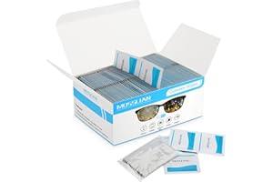 MOSSLIAN Screen Cleaning Wipes, Individually Wrapped Pre-Moistened Touchscreen Wipes Tissues for Cell Phone, Watch, Eyeglasse