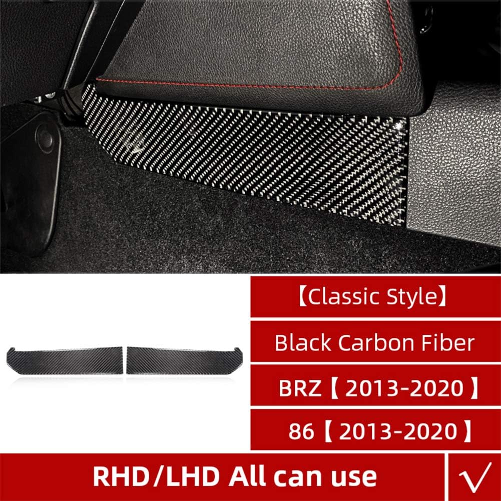 Super11Six Center Console Gear Shift Box Panel Decoration Cover Trim Fit for Subaru BRZ To-yota 86 2013-2020, Car Interior Carbon Fiber Sticker