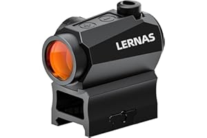 LERNAS Motion Awake 2MOA Red Dot Sight for Rifle 11 Brightness Red Dot Sight for Shotgun Red Dot Optics with Absolute Co-Witness Mount IPX7 Waterproof 1000G Shockproof Rifle Scope for 20mm Rail Mount