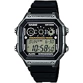 Casio Men's AE-1300WH-8AVCF Illuminator Digital Display Quartz Black Watch