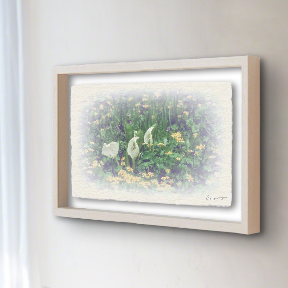 激安の 和紙 アートフレーム 水芭蕉とリュウキンカ 32x26cm 花 絵 絵画 壁掛け 壁飾り 額縁 インテリア アート B07bh3gyzm 22 アートフレーム 長辺32cm 円 水芭蕉とリュウキンカ 水芭蕉とリュウキンカ 22 アートフレーム 長辺32cm 円 Dlh Indramayukab