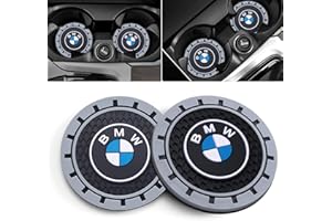 YUIQIEUY Car Cup Holder Coaster for BMW Recessed Silicone Cupholder Coaster Interior Accessories 2.75in 2 Pack