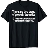 Extrapolate Incomplete Data Funny Hilarious TeesThose Who Can Extrapolate From Incomplete Data Funny T-shirt T-Shirt