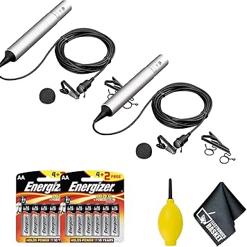 Amazon Com Sony Ecm 55b Microfono Omnidireccional Lavalier Con Salida Xlr De 3 Pines Electronics