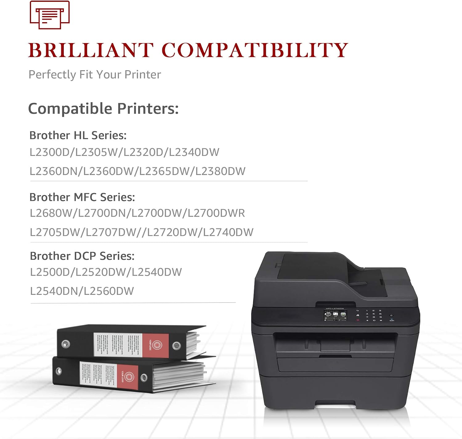 Toner Kingdom Compatible Toner Cartridge Replacement for Brother TN2320 for MFC-L2700DW MFC-L2700DN MFC-L2740DW MFC-L2720DW DCP-L2500D DCP-L2520DW HL-L2340DW HL-L2300D HL-L2365DW (Black - Image 5