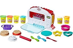 Play-Doh Kitchen Creations Magical Oven Play Food Set for Kids 3 Years and Up with Lights, Sounds, and 6 Colors (Amazon Exclusive)