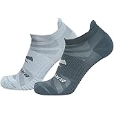 Brooks Ghost Lite No Show Socks, Running Socks with Arch Support, 2-Pack