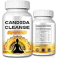 Candida Cleanse - Gut & Colon Support, Advanced Formula - Oregano Leaf, Wormwood, Black Walnut, Caprylic Acid