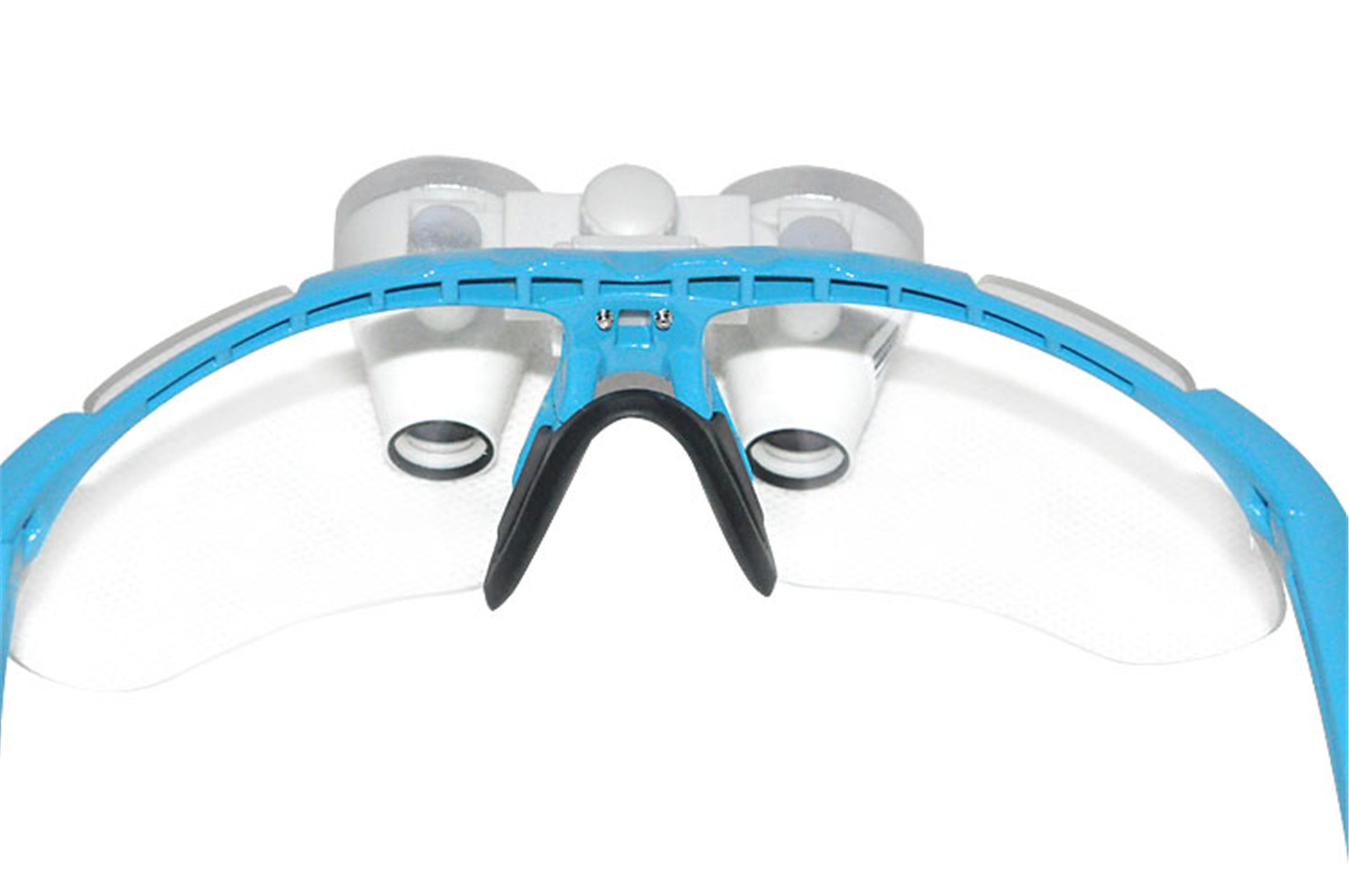 Denshine Kits Médico Quirúrgico Dental Gafas Lupas Binoculares 2.5×320MM(Azul)