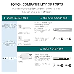 INNOCN 15.6 inch Portable Monitor Touchscreen