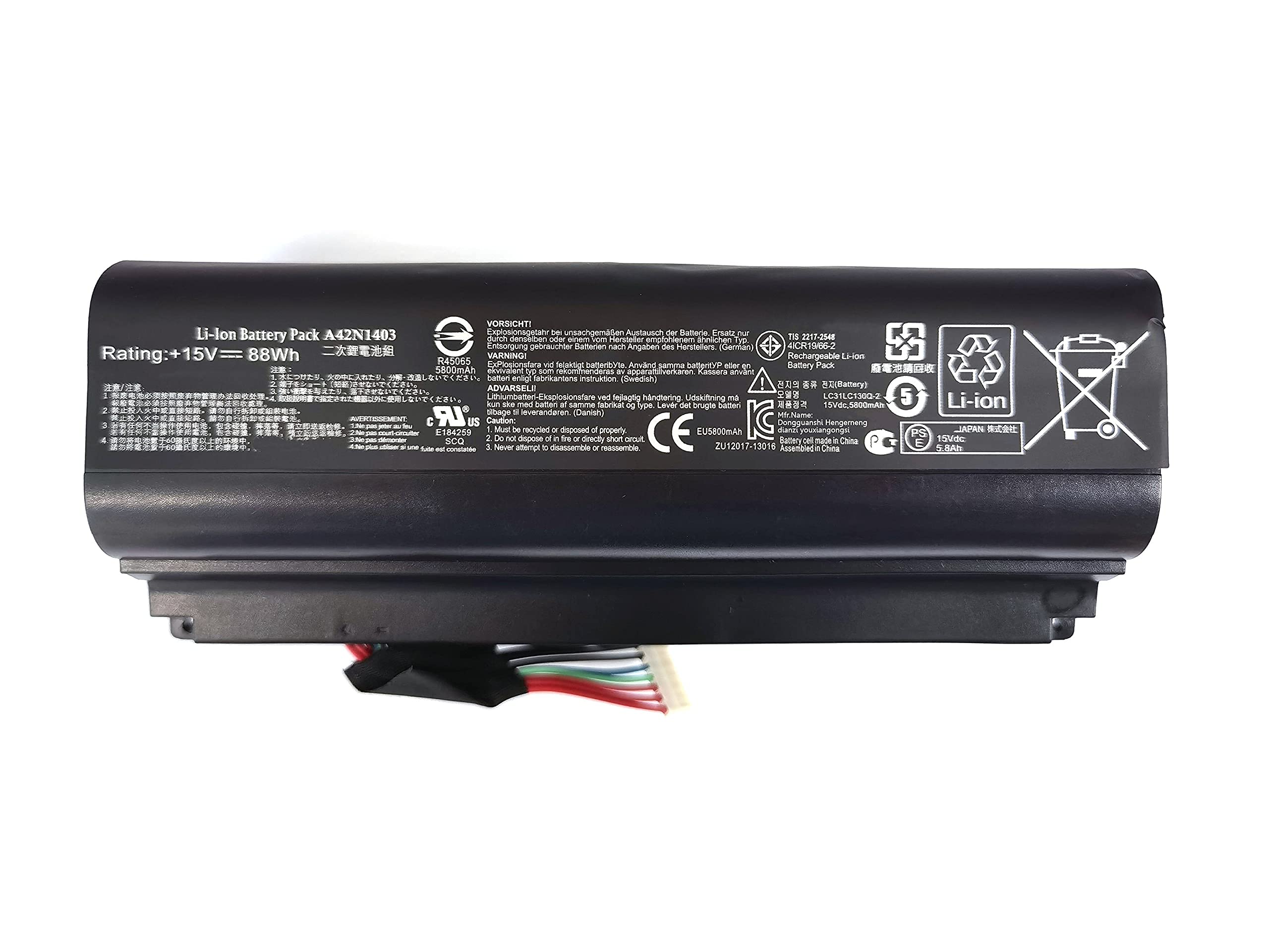 7XINbox 15V 88Wh A42N1403 A42LM93 Laptop Battery compatible with ASUS ROG G751 G751J G751JL G751JM G751JT G751JY GFX71 GFX71J GFX71JM GFX71JT GFX71JY 17.3" GFX71JY4710