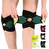 aoFIT Knee Brace for Women& Men (1 Pair), Knee Braces Wrap Adjustable Compression Sleeve Knee Support with Memory Stabilizers,Knee Support for Knee Pain Relief Meniscus Tear Green M