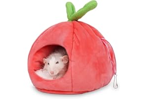 Pet Hideout House - Rat Beds, Small Animal Washable Cage Accessories - Hamster, Syrian Hideout, Sugar Glider Hammock for Dwar
