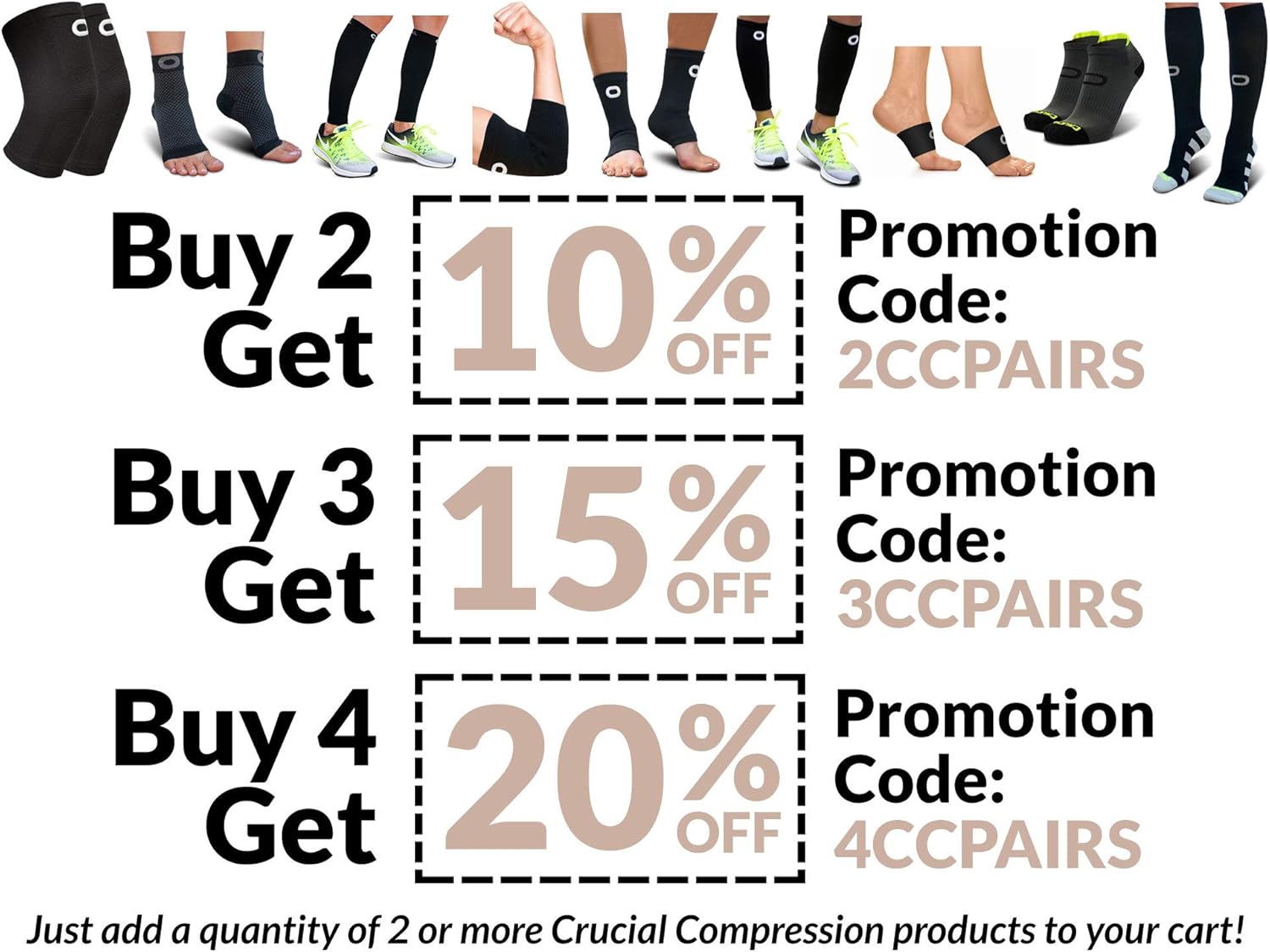 Plantar Fasciitis Socks with Arch Support for Men & Women - Best Ankle Compression Socks for Foot and Heel Pain Relief - Better Than Night Splint Brace, Orthotics, Inserts, Insoles: Sports & Outdoors