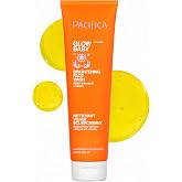Pacifica Glow Baby Brightening Facial Cleanser 5oz – Vitamin C & Glycolic Acid (AHA) Face Wash for Radiance – Daily Cleanser