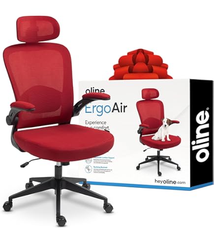 HGS Silla De Oficina Ergonómica De Escritorio Para Computadora, Sillas Enrollables De Malla, Silla Ejecutiva Con Ruedas Y Reposabrazos, Silla De Trabajo De Oficina En Casa, Silla Ajustable Con Respaldo Medio