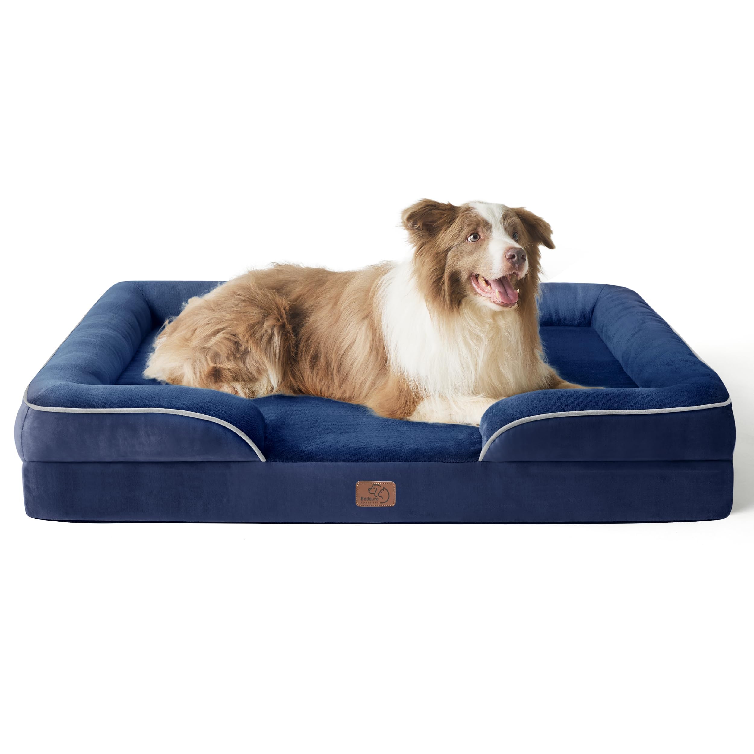 Bedsure Camas ortopédicas para perros de gran tamaño con funda extraíble y lavable