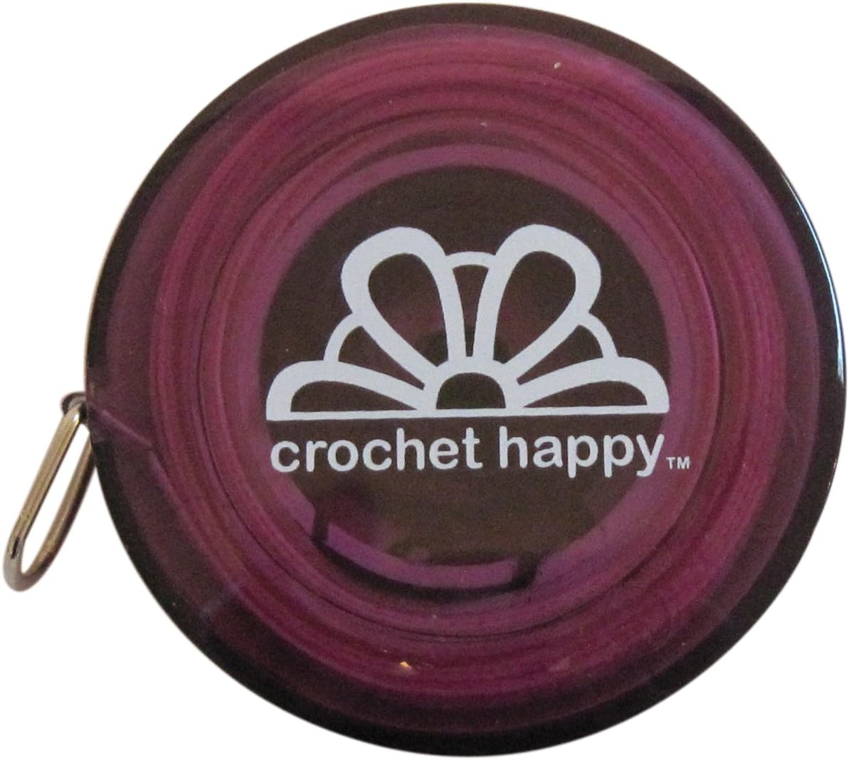 Crochet Happy Tape Measure 60"-Purple