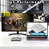 aelrsoch External Blu-ray Drive for PC Laptop BD CD DVD Player Burner 3D Windows view 6